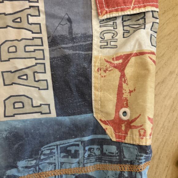 Tommy Bahama Relax Mens Shorts Swim Trunks Shark Fish Bathing Suit Lined XL - Picture 6 of 8